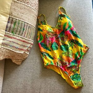 Rio del Sol tropical one piece bathing suit